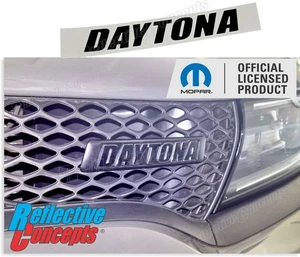DAYTONA Grille Emblem Overlay Decal for Dodge Charger Daytona - Picture 1 of 75