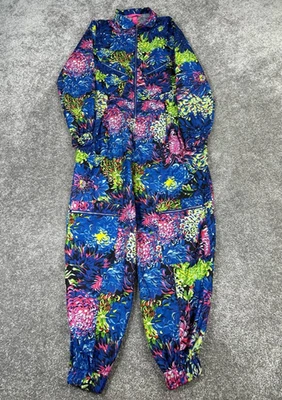 Комбинезон женский Victoria's Secret Mary Katrantzou Xs синий зеленый розовый с цветочным рисунком - Изображение 1 из 4