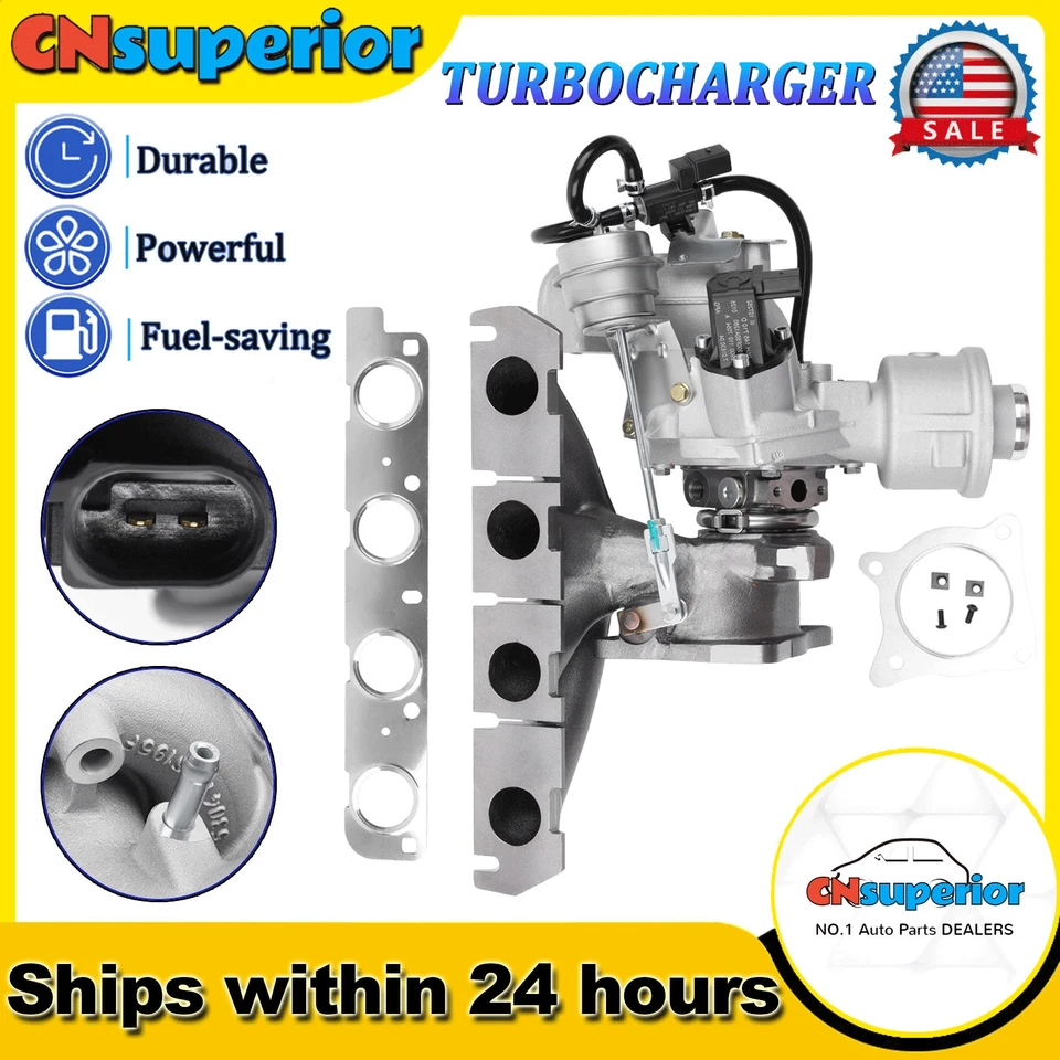 OEM Turbo Turbocharger for 2005-2009 Audi A3 A4 A6 2.0T B7 BUL BWE BGB BWT K03 - Image 1 of 4