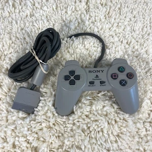 Controlador Sony PlayStation 1 Original Gris Cableado OEM PS1 SCPH-1080 Probado - Imagen 1 de 4