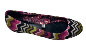 Zapatos planos MISSONI Target talla 7,5 tela superior suela de cuero - Imagen 1 de 7