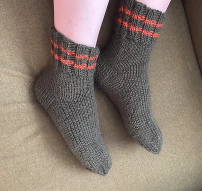 Calcetines de lana tejidos a mano calabaza especias 100 % lana acogedores cálidos invierno regalo tallas S M L Foto 1 de 4