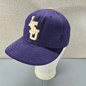 Gorra de béisbol vintage LSU Tigers ajustada para hombre 7 3/8 NCAA línea profesional años 90 - Imagen 1 de 10