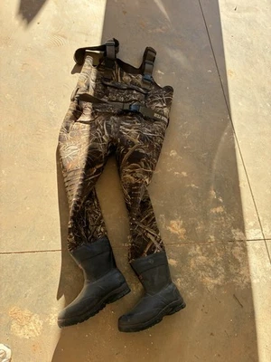 Mack's Prairie Wings Men's Camo Duck Hunting Waders 12 - Image 1 of 4