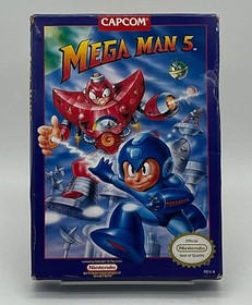 Mega Man 5 Nintendo NES Boxed - No Manual