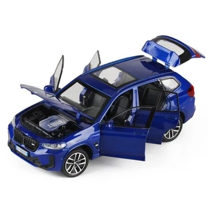 1:32 BMW X3M SUV Diecast Vehículo Coleccionable Modelo Coche Juguete Niños Luz de Sonido Juguete - Imagen 1 de 13