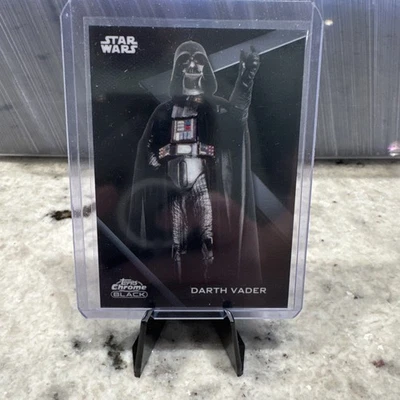 2022 Topps Chrome Black Star Wars #1 Darth Vader - Image 1 of 2