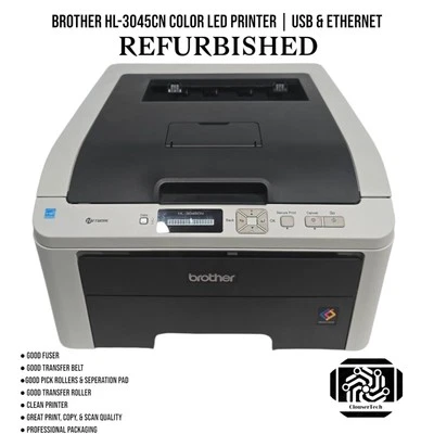 Brother HL-3045CN Color LED Printer | USB & Ethernet | Compact & Reliable - Image 1 of 4