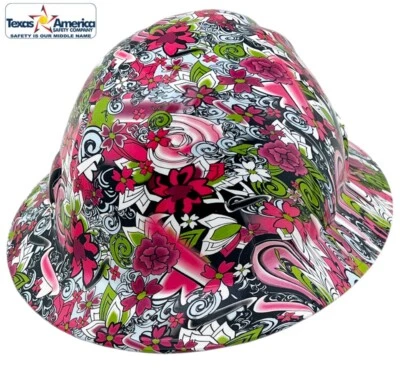 Maui Vacation Hydro Dipped Full Brim Hard Hat with Ratchet Suspension - Image 1 of 4