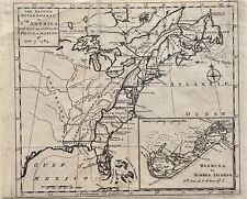 Antique Map The British Governments in Nth America ... Proclamation Oct 7, 1763