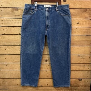 Jeans Levis vintage para hombre 42x30 azul 550 calce relajado pierna cónica lavado medio - Imagen 1 de 11