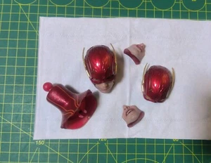 Head Sculpt Helmet Figure 1/6 Hot Toys MMS713 The Flash Collectible Accessories - Picture 1 of 2