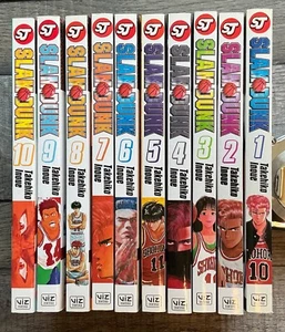 Slam Dunk Manga Volume 1-10 Viz Media Shonen Jump English Takehiko Inoue Sports - Picture 1 of 3