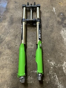 13-14 KAWASAKI KX 250F KX250F OEM SHOWA SFF FRONT SUSPENSION FORKS 48mm NICE! - Foto 1 di 9