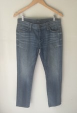 Fidelity Womens Jeans Blue Size 28 Relaxed Skinny Fit Distressed Stretch