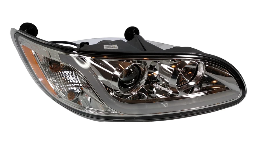 (derecha) Faro Cromo Doble Función LED Luz de Correr Peterbilt 382/384/386/387 Foto 1 de 4