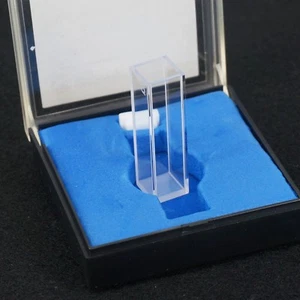 3.5ml 10mm Path JGS1 Quartz Cuvette Cell With Lid For Fluorescence Spectrometer - Picture 1 of 6
