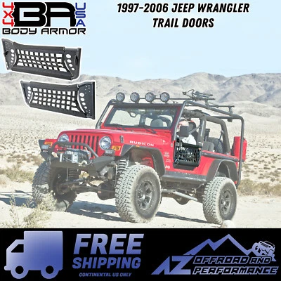 Armadura de carrocería 4x4 puertas Trail para Jeep Wrangler TJ LJ 1997-2006 Foto 1 de 4