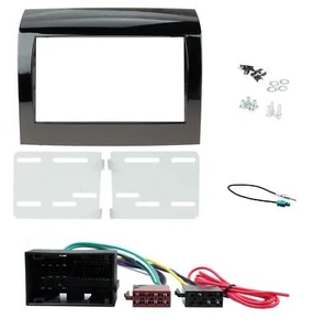 Adaptador de cableado de fascia CT23FT21 negro brillante doble din para Fiat Ducato X290 14-21 - Imagen 1 de 1