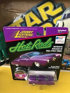 Johnny Lightning Hot Rods Playing Mantis No.28 Frankenstude Purple B522 - Picture 1 of 13
