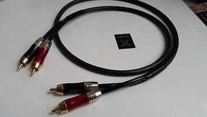 HIFI Copper  Rca Audio phono Cable Interconnect Copper Japan Made pp008 - Picture 1 of 4