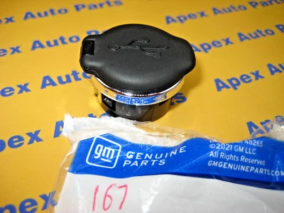 Chevy GMC Cadillac Truck SUV 12V USB Port Bezel and Cap OEM Genuine GM Foto 1 de 4
