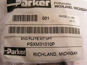 Kit de placas finales Parker PSXM31010P NPT nuevo en paquete - Imagen 1 de 2