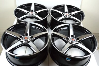 4 New 17x7.5 DDR ST1 17" Rims Wheels PT Cruiser TT CT200 Fiero Vibe FRS tC 5x100 - Image 1 of 3