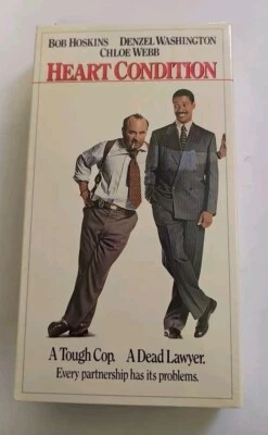 Heart Condition VHS SEALED Watermarks MCA Denzel Washington VTG  - Image 1 of 4