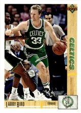 1991-92 Upper Deck Basketball Card Larry Bird Boston Celtics #344