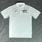 Chemise homme Pittsburgh Panthers petit polo Nike blanc manches courtes haut volleyball