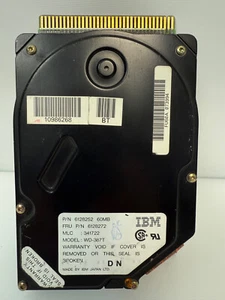 IBM WD-387T 6128252 6128272 60MB ESDI FESTPLATTE *AS-IS NON WORKING* - Bild 1 von 5