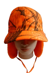 Cappello da caccia mimetico arancione Realtree con paraorecchie - Foto 1 di 16