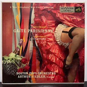 FIEDLER & BOSTON POPS - Gaite Parisienne (1958) - 12" Vinyl Record LP - VG+ - Picture 1 of 3