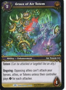 World of Warcraft TCG - Grace of Air Totem #96 - Dark Portal Rare - Picture 1 of 1