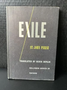 Exile and Other Poems by St. John Perse ~ 1949 HC Bilingual 2nd Edition - Imagen 1 de 16