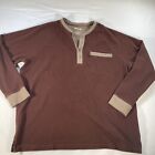 Duluth Trading Co. Men's Rn 106803 Ls Brown Tan Pullover Sweater Size Xl
