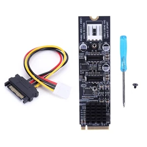 NVME NGFF M-Key To Dual Type-E USB 3.1 Front Expansion Cards Adapter 10Gb for PC - Zdjęcie 1 z 12