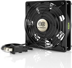 AC Infinity AXIAL 1225, Ventilateur à muffins silencieux, 120V 120mm x 25mm 120mm, Noir - Photo 1/7