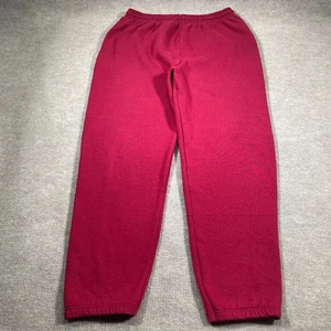 Vintage BVD Sweatpants Mens Size XL Red Straight Leg Pockets Made In USA - Picture 1 of 8