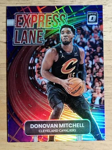 Donruss Optic Express Lane 2022-23 púrpura #6 Donovan Mitchell - Imagen 1 de 2