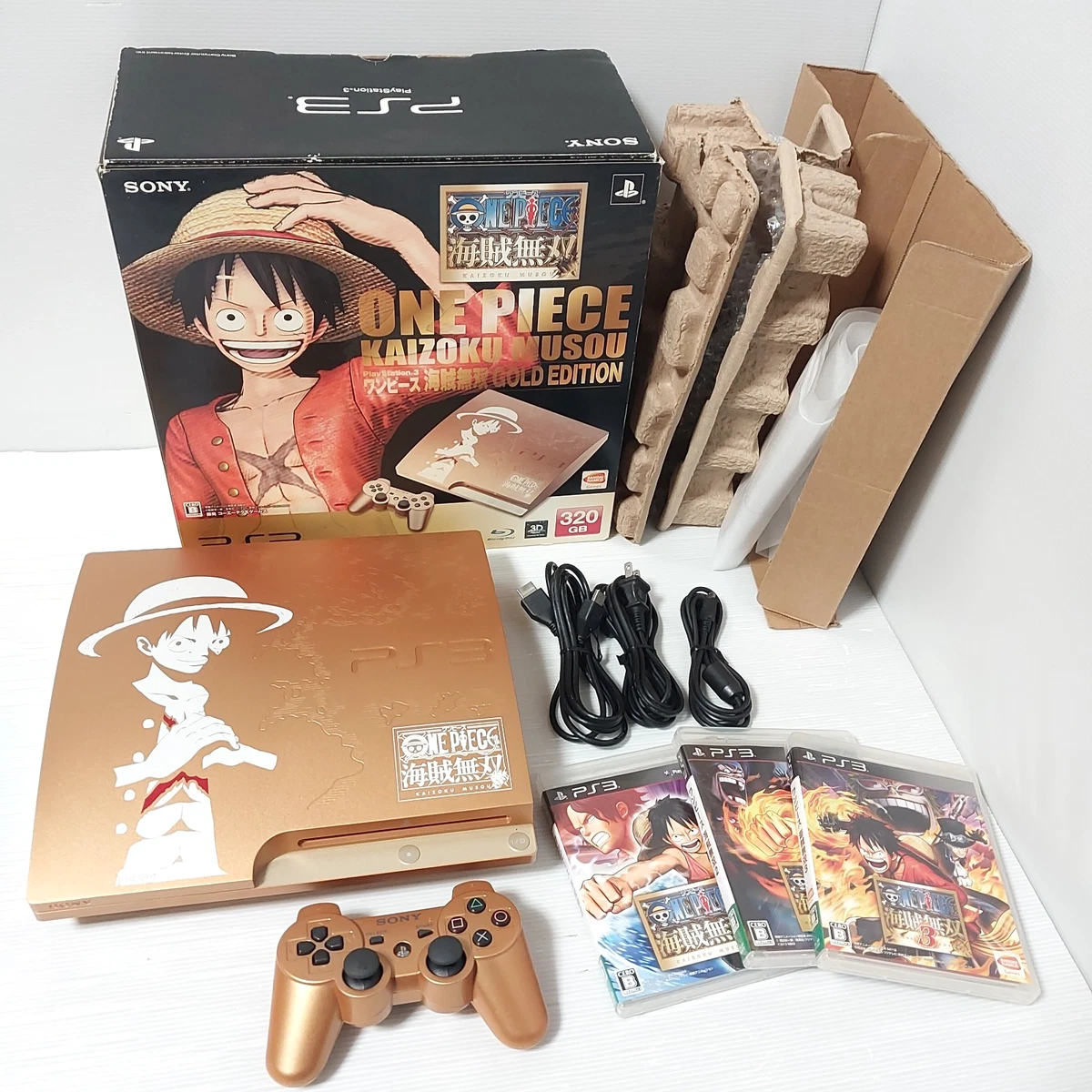 索尼PlayStation 3 NTSC-J(日本)金色视频游戏控制台| eBay