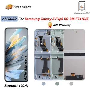 AMOLED For Samsung Galaxy Z Flip6 F741B/E Display Touch Screen Digitizer Replace - Picture 1 of 20
