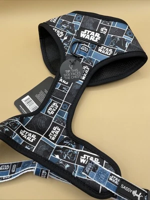 STAR WARS Sassy Woof Dog Adjustable HARNESS SIZE LARGE NEW WITH TAGS - Image 1 of 4