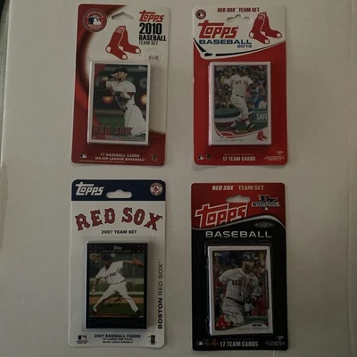 Topps baseball card sets 2007, 2010, 2013, 2014. All blister packed. Please view - Image 1 of 4