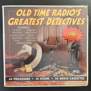Old Time Radio’s Greatest Detectives 20 Cassette Set – Missing #19 – 57 Shows - Picture 1 of 13
