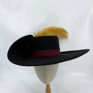 Spanish Imperial Infantry Musketeer Hat Woolen Hat Dome Short Eaves M Replica - Picture 1 of 4
