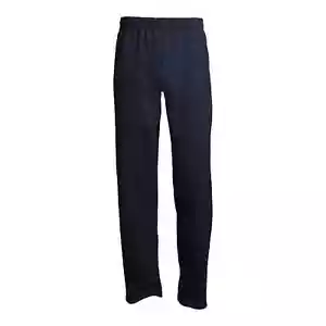 Gildan Men's Fleece Open Bottom Pocketed Active Fit Navy Sweatpants, Size S - Picture 1 of 4
