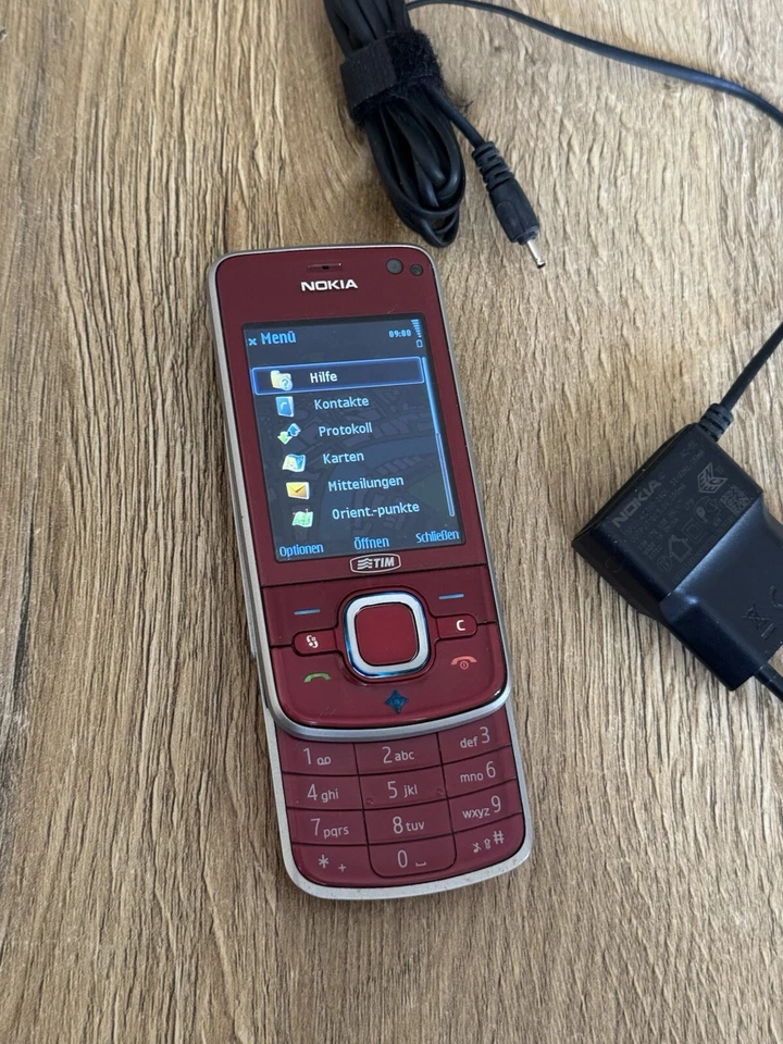 Nokia 6210 Navigator Rot Sehr Gut - Bild 1 von 4