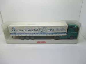 WIKING: MB Actros Autoarticolato " Isetta Club ", Modello Pubblicitario (GK65) - Foto 1 di 2
